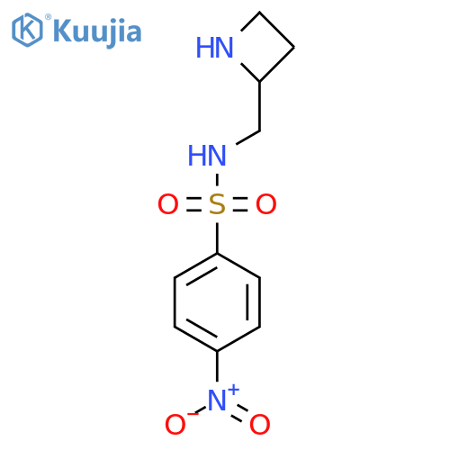 N-(azetidin-2-yl)methyl-4-nitrobenzene-1-sulfonamide structure