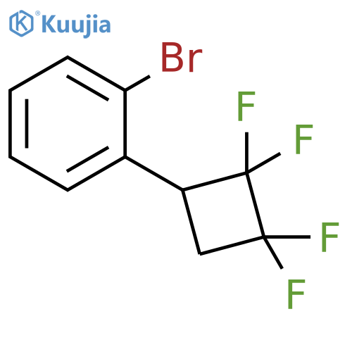 1-bromo-2-(2,2,3,3-tetrafluorocyclobutyl)benzene structure