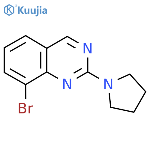 8-Bromo-2-(pyrrolidin-1-yl)quinazoline structure