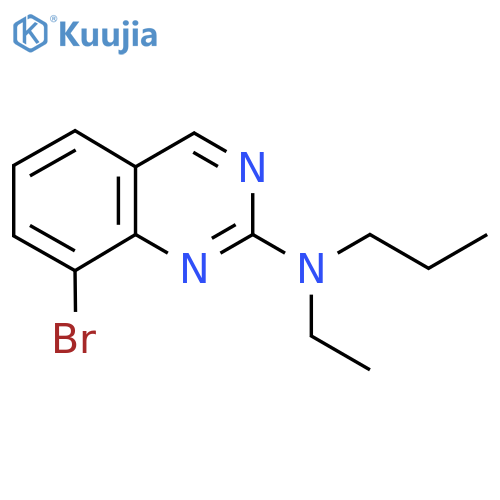 8-bromo-N-ethyl-N-propylquinazolin-2-amine structure