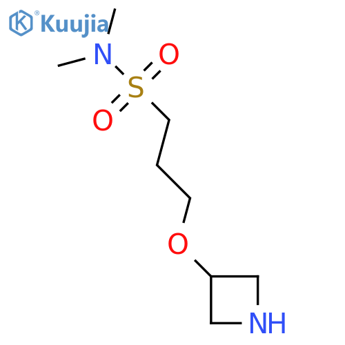 3-(azetidin-3-yloxy)-N,N-dimethylpropane-1-sulfonamide structure