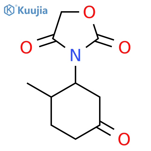 3-(2-Methyl-5-oxocyclohexyl)-1,3-oxazolidine-2,4-dione structure