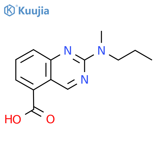 2-methyl(propyl)aminoquinazoline-5-carboxylic acid structure