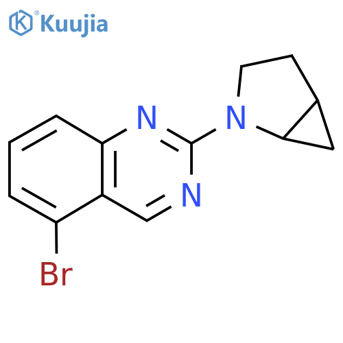 2-{2-Azabicyclo[3.1.0]hexan-2-yl}-5-bromoquinazoline structure