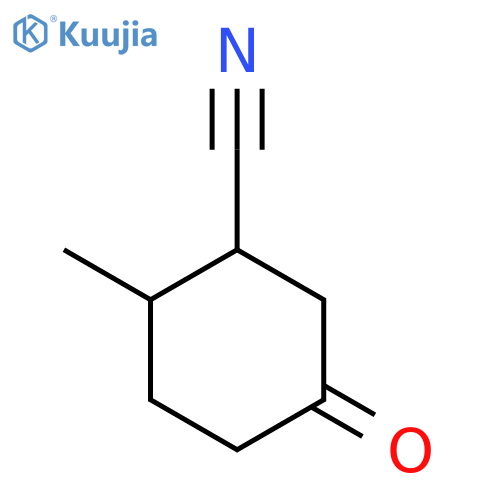 2-Methyl-5-oxocyclohexane-1-carbonitrile structure