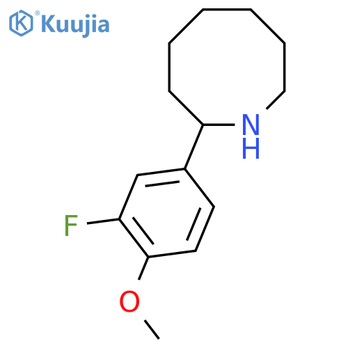 2-(3-Fluoro-4-methoxyphenyl)azocane structure