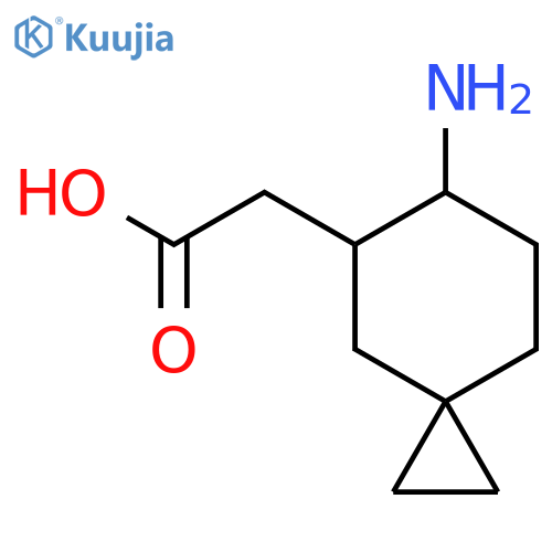 2-{6-Aminospiro[2.5]octan-5-yl}acetic acid structure