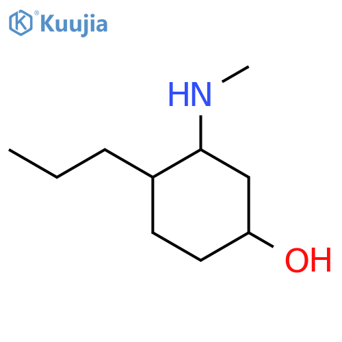 3-(Methylamino)-4-propylcyclohexan-1-ol structure