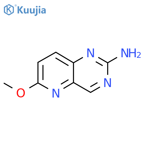 6-methoxypyrido3,2-dpyrimidin-2-amine structure
