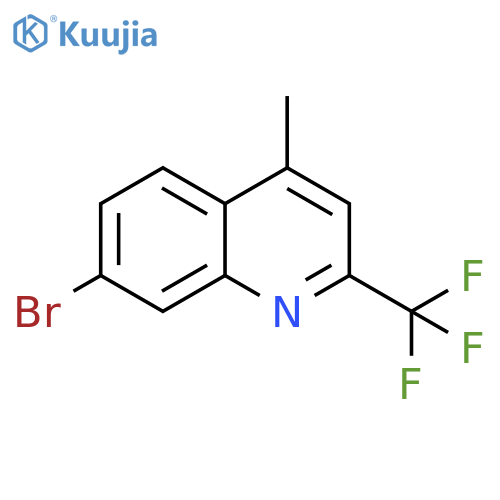 Quinoline, 7-bromo-4-methyl-2-(trifluoromethyl)- structure