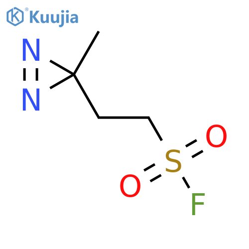 2-(3-methyl-3H-diazirin-3-yl)ethane-1-sulfonyl fluoride structure