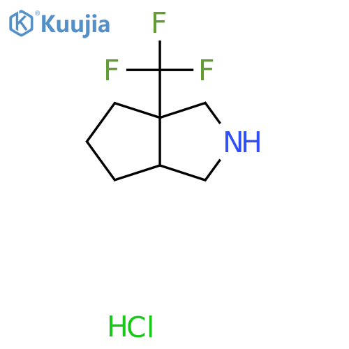 3a-(Trifluoromethyl)-octahydrocyclopenta[c]pyrrole hydrochloride structure