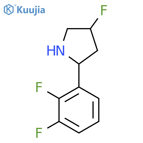 2-(2,3-Difluorophenyl)-4-fluoropyrrolidine structure