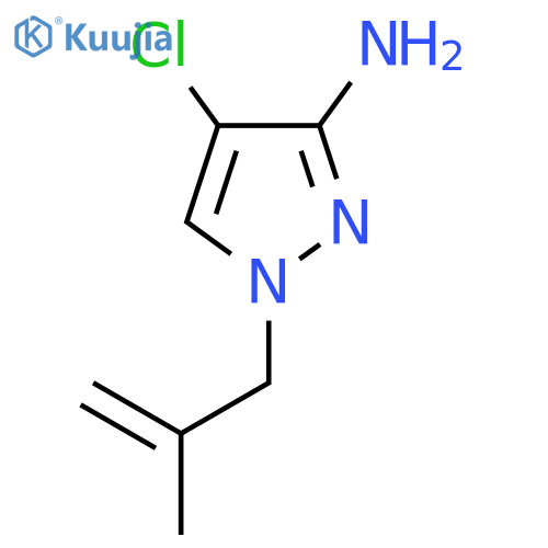 4-chloro-1-(2-methylprop-2-en-1-yl)-1H-pyrazol-3-amine structure
