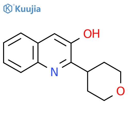 2-(Oxan-4-yl)quinolin-3-ol structure