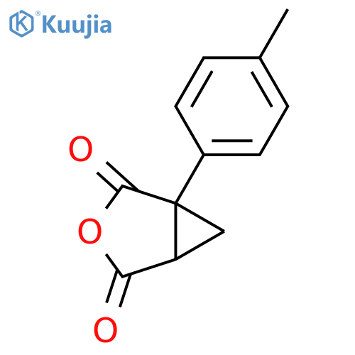 1-(4-Methylphenyl)-3-oxabicyclo[3.1.0]hexane-2,4-dione structure