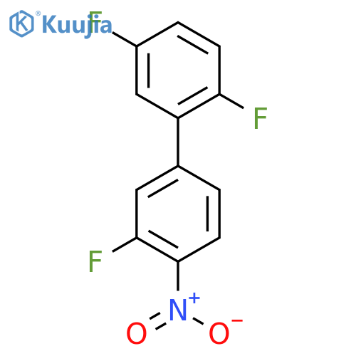 4-(2,5-Difluorophenyl)-2-fluoro-1-nitrobenzene structure