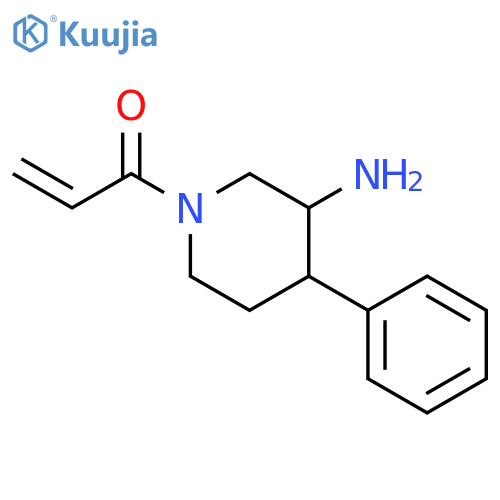 2-Propen-1-one, 1-(3-amino-4-phenyl-1-piperidinyl)- structure