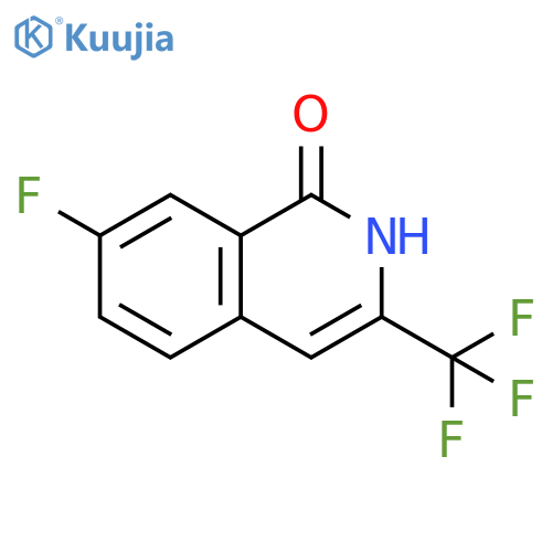 1(2H)-Isoquinolinone, 7-fluoro-3-(trifluoromethyl)- structure