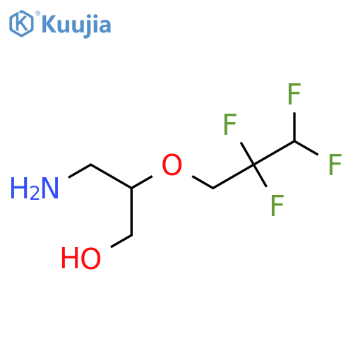 3-Amino-2-(2,2,3,3-tetrafluoropropoxy)propan-1-ol structure
