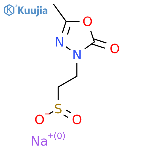 Sodium 2-(5-methyl-2-oxo-2,3-dihydro-1,3,4-oxadiazol-3-yl)ethane-1-sulfinate structure