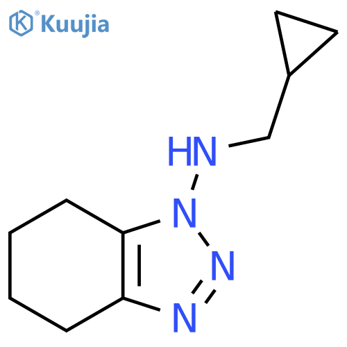 N-(cyclopropylmethyl)-4,5,6,7-tetrahydro-1H-1,2,3-benzotriazol-1-amine structure