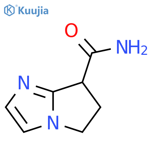 5H-Pyrrolo[1,2-a]imidazole-7-carboxamide, 6,7-dihydro- structure