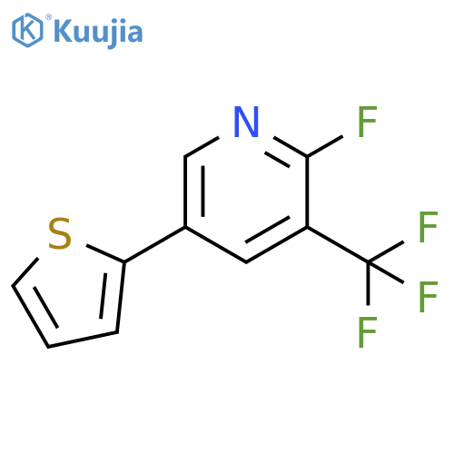 Pyridine, 2-fluoro-5-(2-thienyl)-3-(trifluoromethyl)- structure