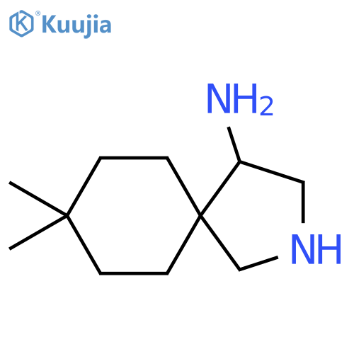 8,8-Dimethyl-2-azaspiro[4.5]decan-4-amine structure