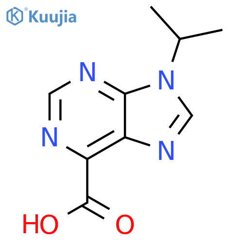 9H-Purine-6-carboxylic acid, 9-(1-methylethyl)- structure