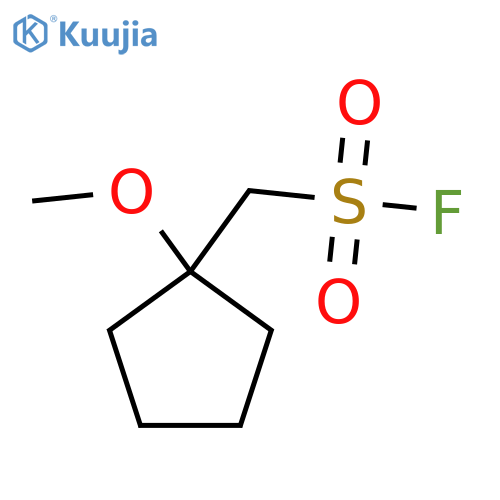 (1-Methoxycyclopentyl)methanesulfonyl fluoride structure