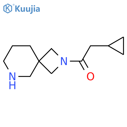 Ethanone, 2-cyclopropyl-1-(2,6-diazaspiro[3.5]non-2-yl)- structure