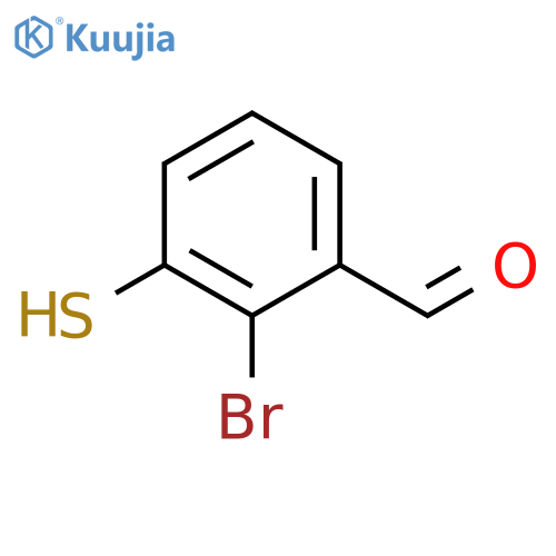 Benzaldehyde, 2-bromo-3-mercapto- structure