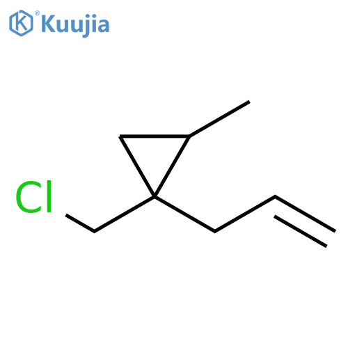 Cyclopropane, 1-(chloromethyl)-2-methyl-1-(2-propen-1-yl)- structure