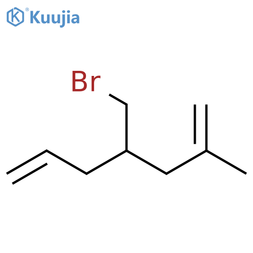 1,6-Heptadiene, 4-(bromomethyl)-2-methyl- structure