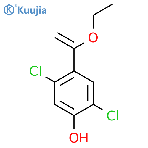 2,5-Dichloro-4-(1-ethoxyethenyl)phenol structure