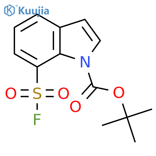 Tert-butyl 7-fluorosulfonylindole-1-carboxylate structure