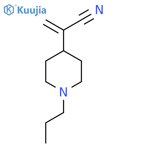2-(1-propylpiperidin-4-yl)prop-2-enenitrile structure