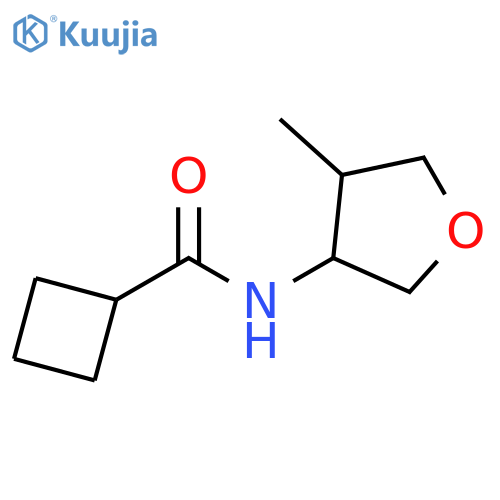 Cyclobutanecarboxamide, N-(tetrahydro-4-methyl-3-furanyl)- structure