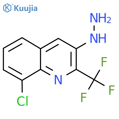 8-Chloro-3-hydrazinyl-2-(trifluoromethyl)quinoline structure