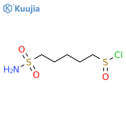 5-Sulfamoylpentane-1-sulfinyl chloride structure