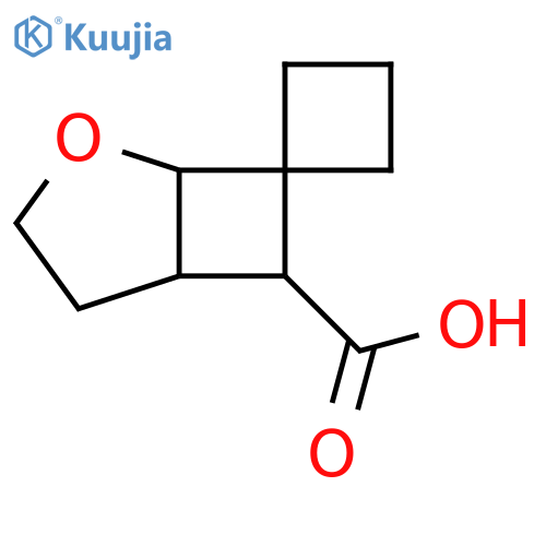 Spiro[cyclobutane-1,7'-[2]oxabicyclo[3.2.0]heptane]-6'-carboxylic acid structure