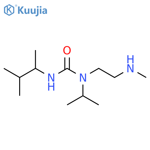 Urea, N'-(1,2-dimethylpropyl)-N-[2-(methylamino)ethyl]-N-(1-methylethyl)- structure