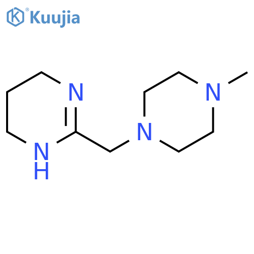 2-[(4-Methylpiperazin-1-yl)methyl]-1,4,5,6-tetrahydropyrimidine structure