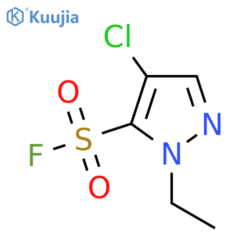 4-chloro-1-ethyl-1H-pyrazole-5-sulfonyl fluoride structure