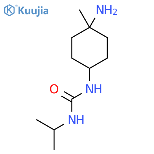 1-(4-Amino-4-methylcyclohexyl)-3-(propan-2-yl)urea structure