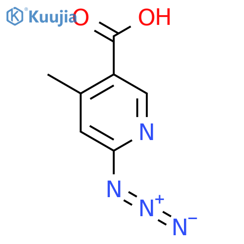 6-Azido-4-methylpyridine-3-carboxylic acid structure