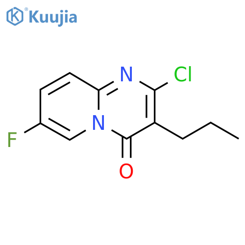 2-chloro-7-fluoro-3-propyl-4H-pyrido1,2-apyrimidin-4-one structure