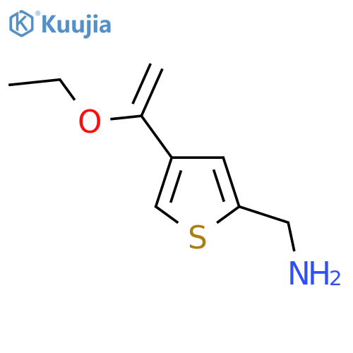 [4-(1-Ethoxyethenyl)thiophen-2-yl]methanamine structure