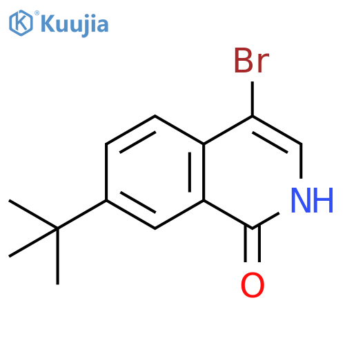 1(2H)-Isoquinolinone, 4-bromo-7-(1,1-dimethylethyl)- structure
